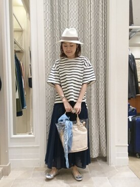 「#マリン」｜BEAMS LIGHTS Women'sさん（レディース・159cm）の春コーディネート