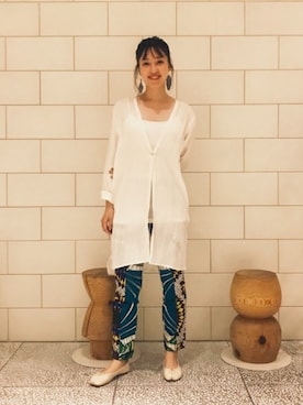 「＃カーディガン」｜BEAMS LIGHTS Women'sさん（レディース・162cm）の夏コーディネート
