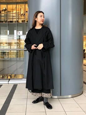 「モダン」｜「アイテム（ジャケット/アウター）」を使った、BEAMS LIGHTS Women'sさん（レディース・165cm）の冬コーディネート