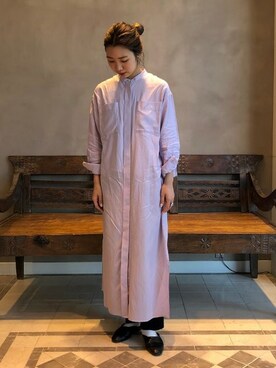 「モダン」｜「アイテム（ワンピース/ドレス）」を使った、BEAMS LIGHTS Women'sさん（レディース・165cm）の冬コーディネート