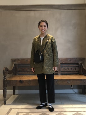 「モダン」｜「アイテム（ブルゾン）」を使った、BEAMS LIGHTS Women'sさん（レディース・165cm）の冬コーディネート