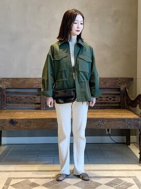 「モダン」｜「アイテム（ブルゾン）」を使った、BEAMS LIGHTS Women'sさん（レディース・158cm）の冬コーディネート
