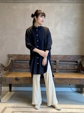 「モダン」｜「アイテム（アクセサリー）」を使った、BEAMS LIGHTS Women'sさん（レディース・172cm）の冬コーディネート