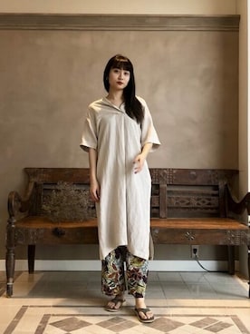 BEAMS LIGHTS Women'sさん(レディース・172cm)の春コーディネート