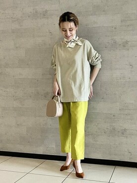 「BEAMS LIGHTS（ビームスライツ）のアイテム（財布/小物）」を使った、BEAMS LIGHTS Women'sさん（レディース・160cm）の春コーディネート