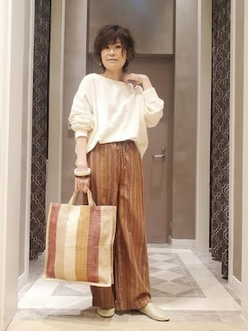 BEAMS LIGHTS Women'sさん(レディース・159cm)の夏コーディネート
