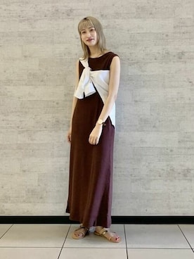 BEAMS LIGHTS Women'sさん（レディース・158cm）の夏コーディネート