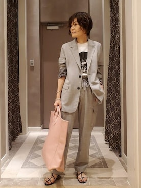 「BEAMS LIGHTS」｜「アイテム（アクセサリー）」を使った、BEAMS LIGHTS Women'sさん（レディース・159cm）の秋コーディネート