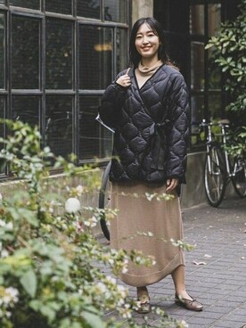 「BEAMS LIGHTS」｜「アイテム（ブルゾン）」を使った、BEAMS LIGHTS Women'sさん（レディース・162cm）の秋コーディネート