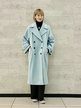 「BEAMS LIGHTS」｜「アイテム（その他アウター）」を使った、BEAMS LIGHTS Women'sさん（レディース・158cm）の冬コーディネート
