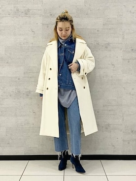 「BEAMS LIGHTS」｜「アイテム（その他アウター）」を使った、BEAMS LIGHTS Women'sさん（レディース・160cm）の冬コーディネート