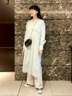 「BEAMS LIGHTS」｜「アイテム（ワンピース/ドレス）」を使った、BEAMS LIGHTS Women'sさん（レディース・162cm）の冬コーディネート