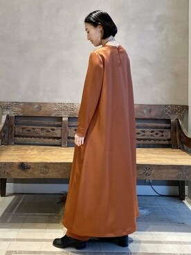 「BEAMS LIGHTS」｜「アイテム（ワンピース/ドレス）」を使った、BEAMS LIGHTS Women'sさん（レディース・162cm）の冬コーディネート