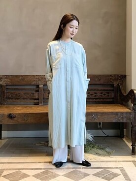 「BEAMS LIGHTS」｜「アイテム（ワンピース/ドレス）」を使った、BEAMS LIGHTS Women'sさん（レディース・158cm）の冬コーディネート