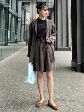 「BEAMS LIGHTS」｜「アイテム（その他アウター）」を使った、BEAMS LIGHTS Women'sさん（レディース・164cm）の春コーディネート
