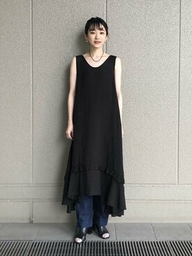 「BEAMS LIGHTS」｜「アイテム（ワンピース/ドレス）」を使った、BEAMS LIGHTS Women'sさん（レディース・160cm）の春コーディネート