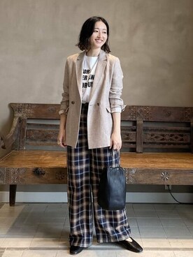 BEAMS LIGHTS Women'sさん（レディース・162cm）の春コーディネート