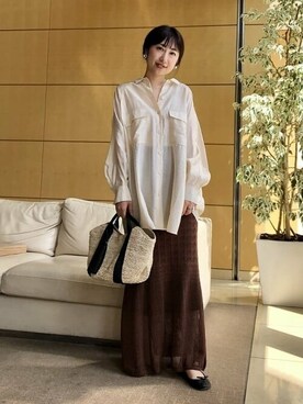 BEAMS LIGHTS Women'sさん（レディース・159cm）の春コーディネート