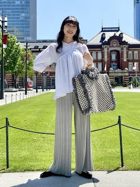 BEAMS LIGHTS Women'sさん(レディース・162cm)の春コーディネート