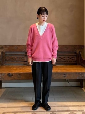 BEAMS LIGHTS Women'sさん(レディース・162cm)の秋コーディネート