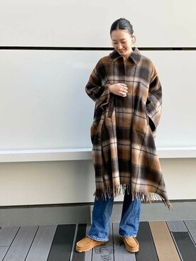 「BEAMS LIGHTS」｜「アイテム（その他アウター）」を使った、BEAMS LIGHTS Women'sさん（レディース・162cm）の秋コーディネート