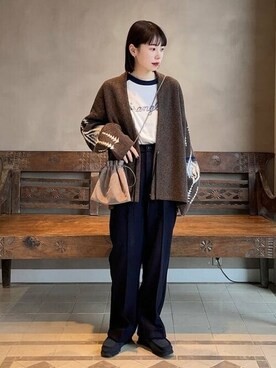 「BEAMS LIGHTS」｜「アイテム（財布/小物）」を使った、BEAMS LIGHTS Women'sさん（レディース・162cm）の冬コーディネート