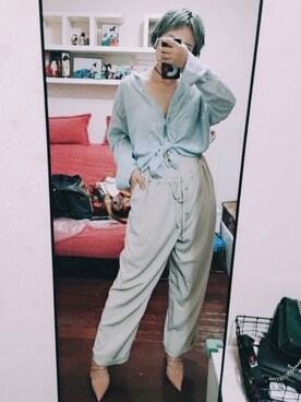 「通勤穿搭」｜「アイテム（その他）」を使った、Una_Wさん（レディース・169cm）の秋コーディネート
