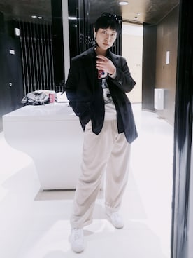 「工装」｜Una_Wさん（レディース・169cm）の春コーディネート