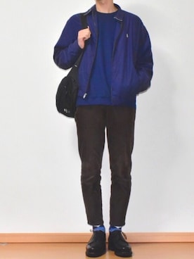 「Ralph Lauren」｜「アイテム（スウェット）」を使った、kaasuke🐾さん（メンズ・179cm）の秋コーディネート