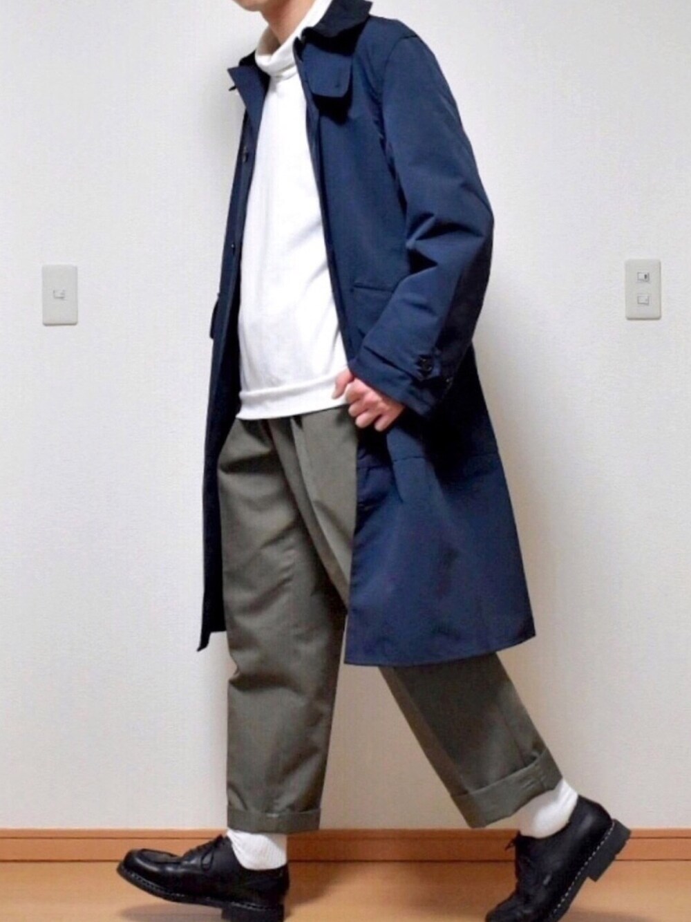 Barbour / SINGLE BRESTED 2レイヤー ロングコートを使った人気