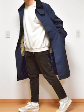 「Gramicci（グラミチ）のアイテム（スウェット）」を使った、kaasuke🐾さん（メンズ・179cm）の冬コーディネート