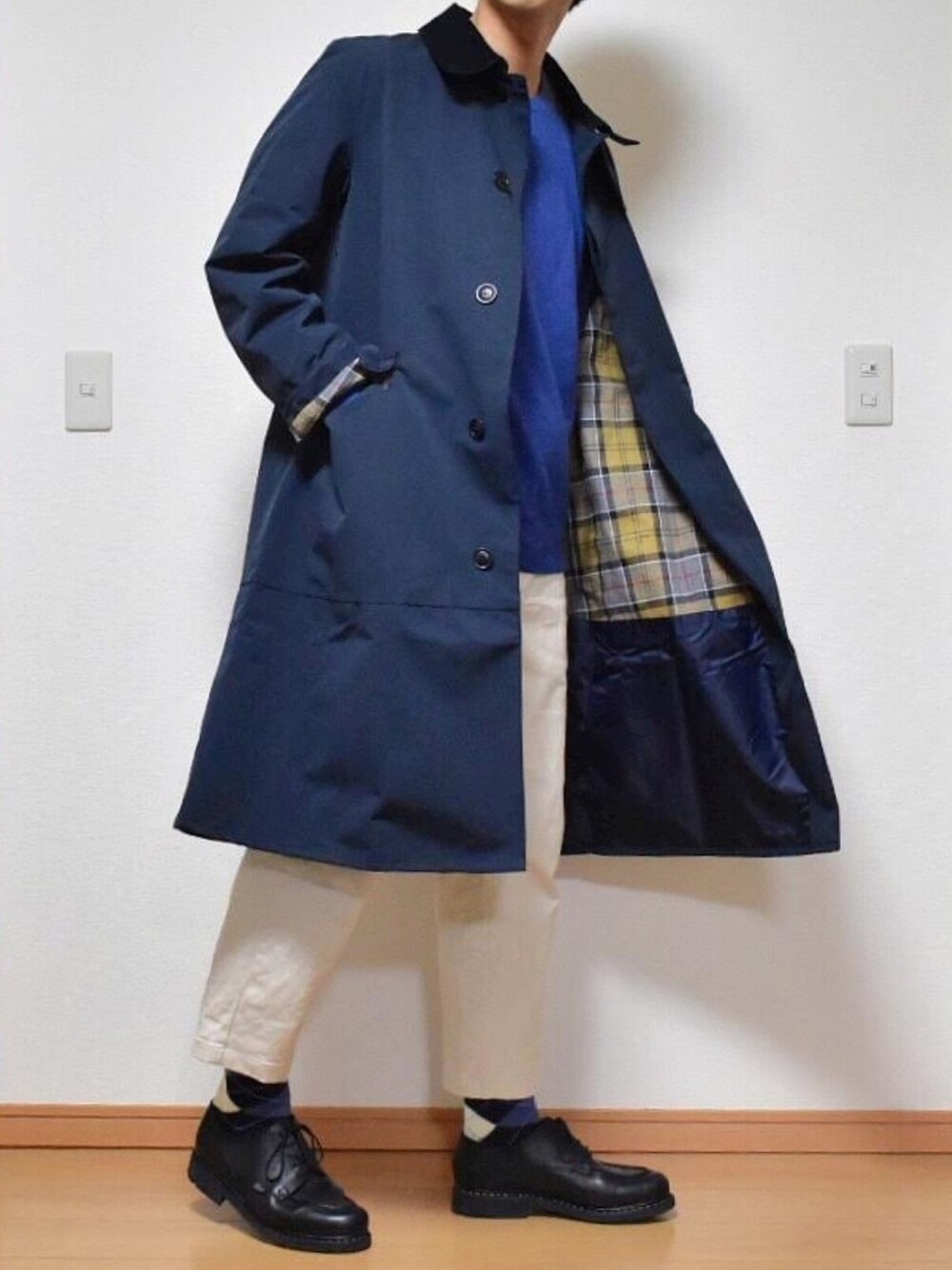 Barbour / SINGLE BRESTED 2レイヤー ロングコートを使った人気