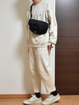 「Gramicci（グラミチ）のアイテム（スウェット）」を使った、kaasuke🐾さん（メンズ・179cm）の春コーディネート