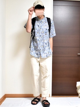 「chapter world（チャプターワールド）のアイテム」を使った、kaasuke🐾さん（メンズ・179cm）の夏コーディネート