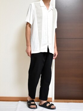 「chapter world（チャプターワールド）のアイテム」を使った、kaasuke🐾さん（メンズ・180cm）の夏コーディネート