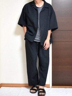 「chapter world（チャプターワールド）のアイテム」を使った、kaasuke🐾さん（メンズ・180cm）の夏コーディネート