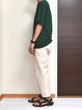 「kutir」｜「アイテム（アナログ腕時計）」を使った、kaasuke🐾さん（メンズ・180cm）の夏コーディネート