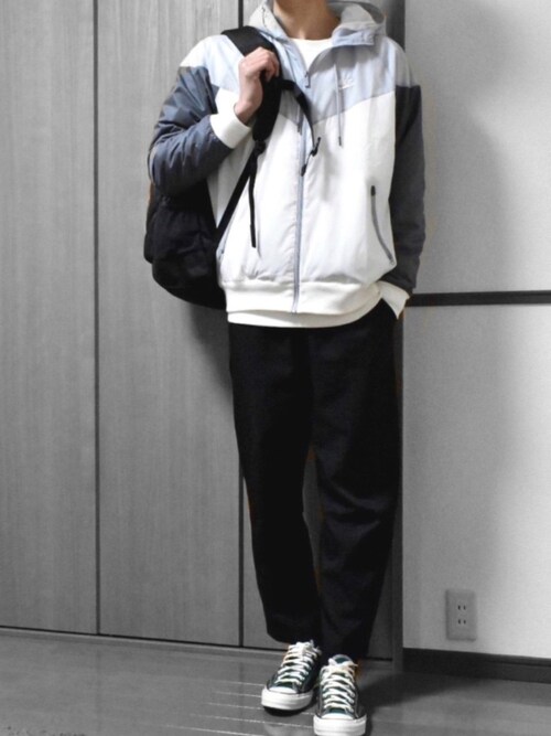 Nike ナイキ のジャケット アウターを使ったメンズコーディネート一覧 Shin