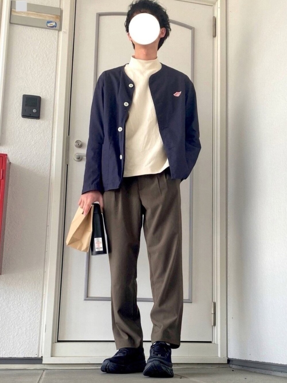 DANTON（ダントン）の「DANTON:コットン ノーカラーブルゾン（ブルゾン