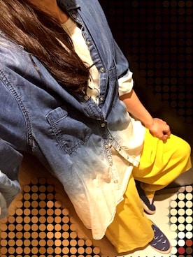「ご近所コーデ」｜「アイテム（スリッポン）」を使った、さいとうみきさん（レディース・157cm）の夏コーディネート