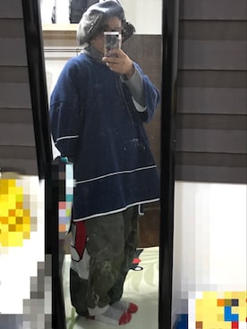 「MIFUNE（ミフネ）のアイテム（キャスケット）」を使った、工さん（メンズ・167cm）の冬コーディネート