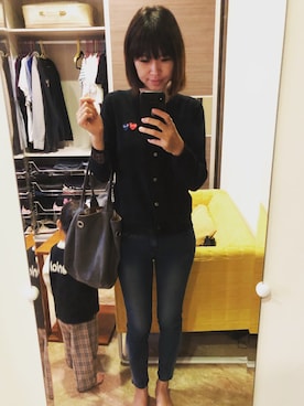 「mamafashion」｜「アイテム（バッグ）」を使った、Rainy Gungさん（レディース・170cm）の冬コーディネート