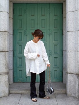 「ALLUMER（アリュメール）のアイテム」を使った、Women’s STAFFさん（レディース・161cm）の夏コーディネート