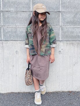 ワンピースを使った カジュアルコーデ の人気ファッションコーディネート Wear