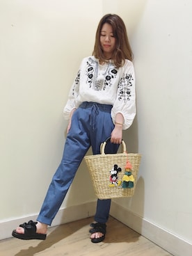 Rina Nakaguroさん（レディース・155cm）の夏コーディネート