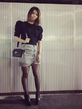 Rina Nakaguroさん（レディース・155cm）の秋コーディネート