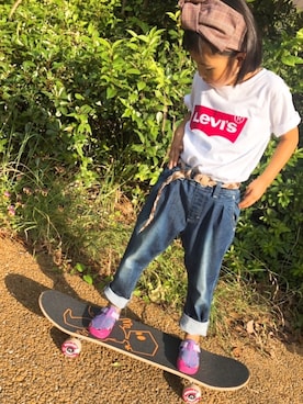 「ウエストイン」｜「アイテム（その他）」を使った、ottiii//9歳さん（キッズ・110cm）の夏コーディネート