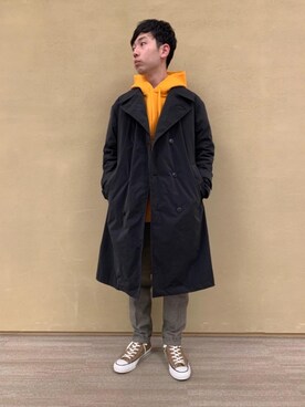 岸上拓矢さん（メンズ・170cm）の冬コーディネート