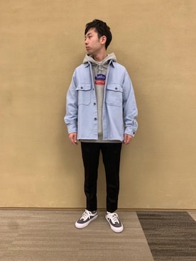 岸上拓矢さん（メンズ・170cm）の冬コーディネート