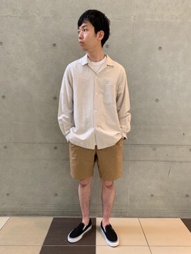 岸上拓矢さん(メンズ・170cm)の春コーディネート